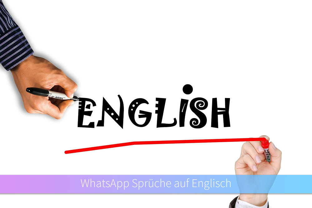 WhatsApp Sprüche auf Englisch